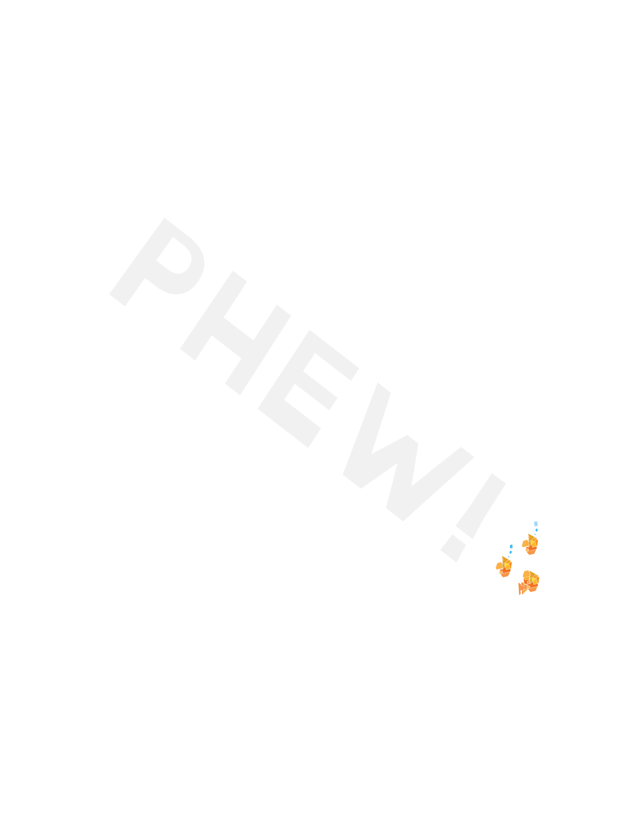 PHEW typography page from Fubble Fish Fun